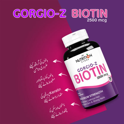 Gorgio-Z - Biotin 2500Mcg