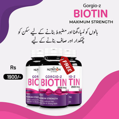 BY GORGIO-Z-BIOTIN 2 & GET 1 FREE
