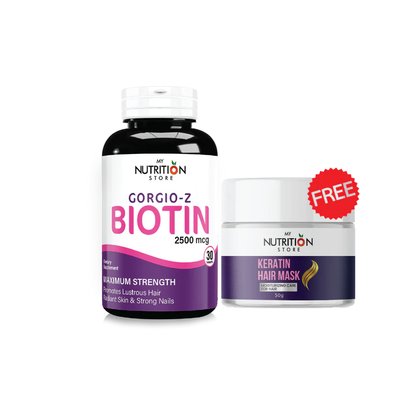 BUY GORGIO-Z BIOTIN & GET KERATIN HAIR MASK FREE