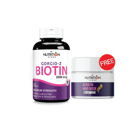 BUY GORGIO-Z BIOTIN & GET KERATIN HAIR MASK FREE